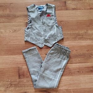 FreeStyle Revolution Size 6 Vest And Pants- Gray Colors Wedding Church Holiday